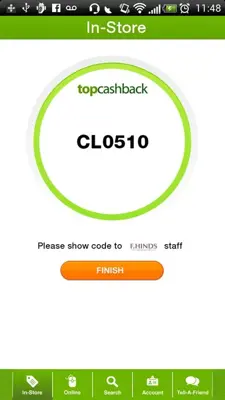 Top Cashback android App screenshot 1